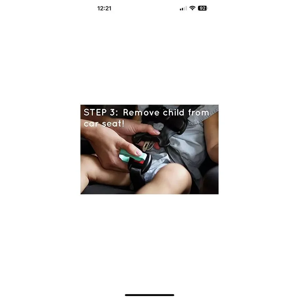 Universal Easy Release Car Seat Unbuckle‎ Unlock Tool Key With Keychain